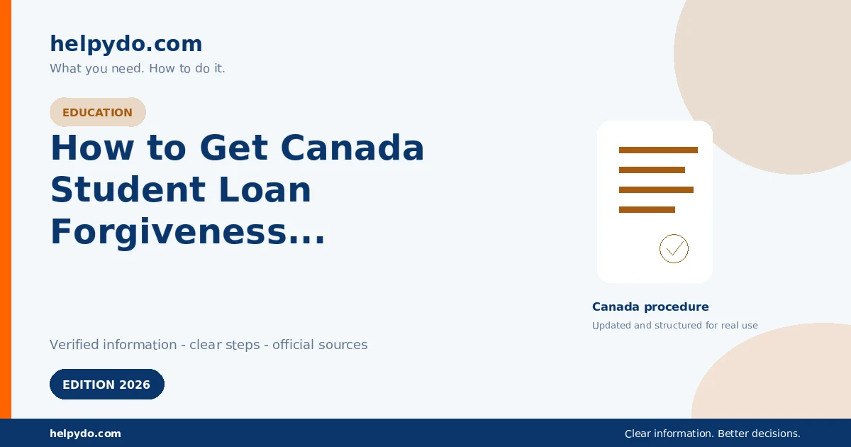 How to Get Canada Student Loan Forgiveness for Working in a Rural or Remote Community — Canada guide