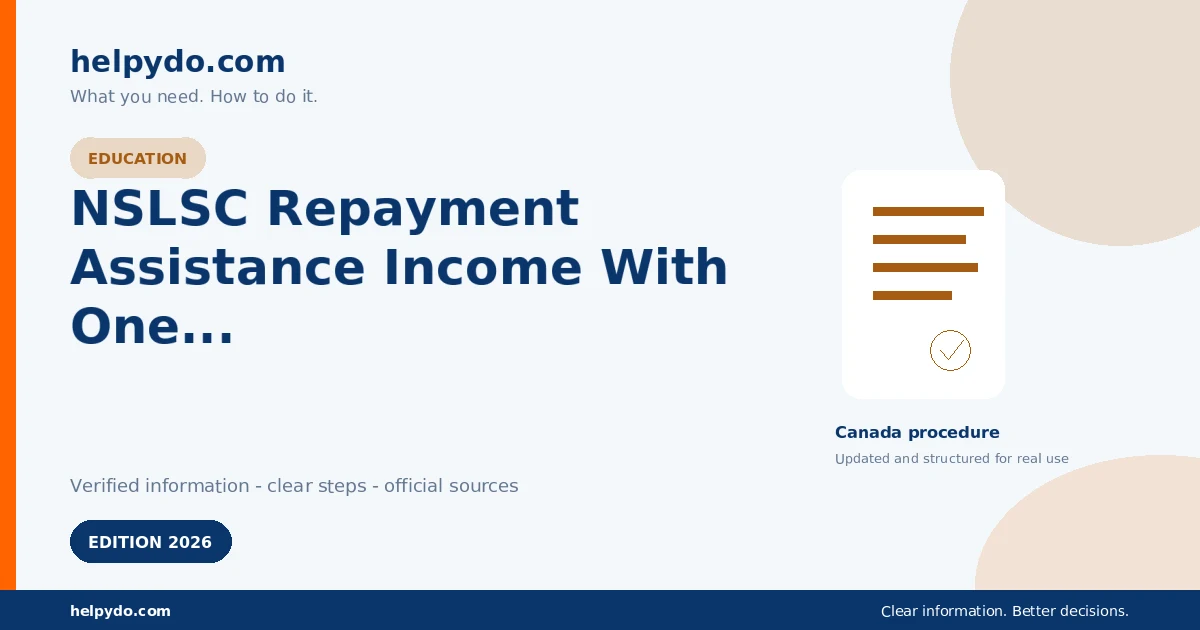 NSLSC Repayment Assistance Income With One Dependent Child in Alberta — Canada guide